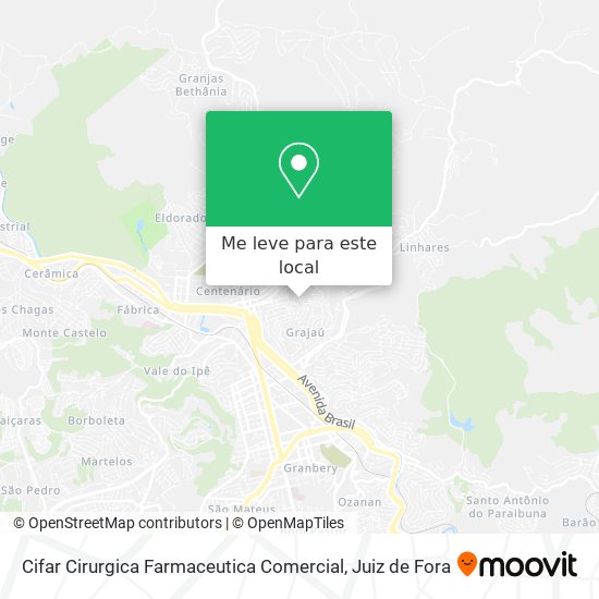 Cifar Cirurgica Farmaceutica Comercial mapa