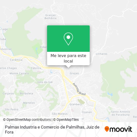 Palmax Industria e Comercio de Palmilhas mapa