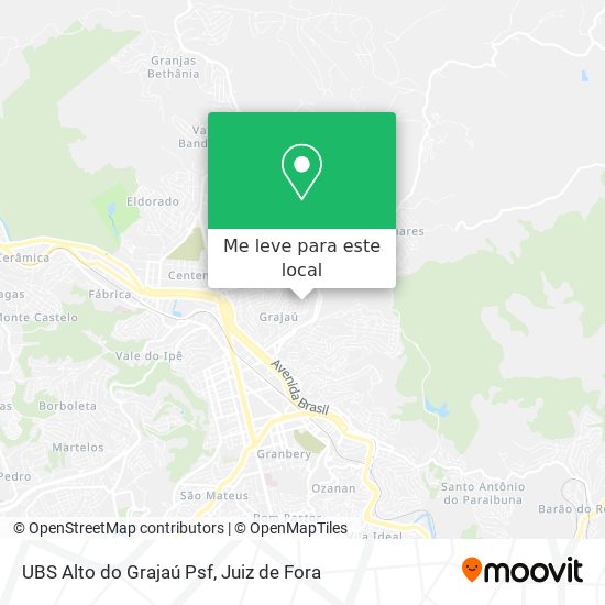 UBS Alto do Grajaú Psf mapa