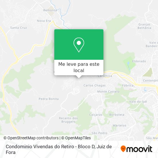 Condominio Vivendas do Retiro - Bloco D mapa