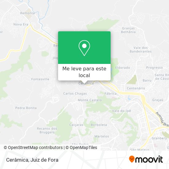 Cerâmica mapa