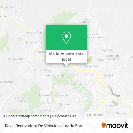 Revel Renovadora De Veiculos mapa