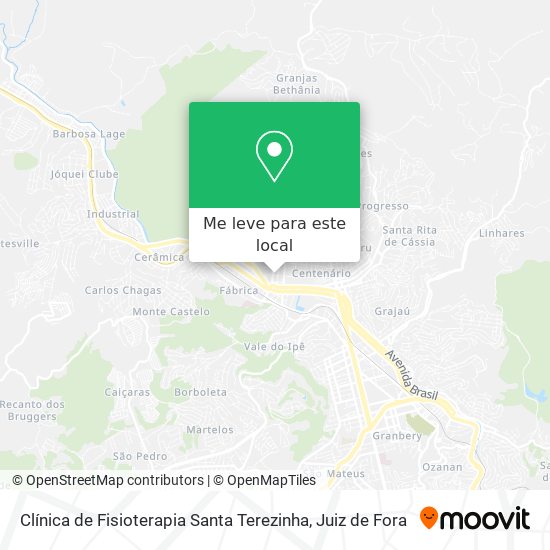 Clínica de Fisioterapia Santa Terezinha mapa