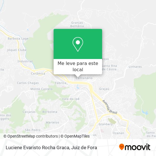 Luciene Evaristo Rocha Graca mapa