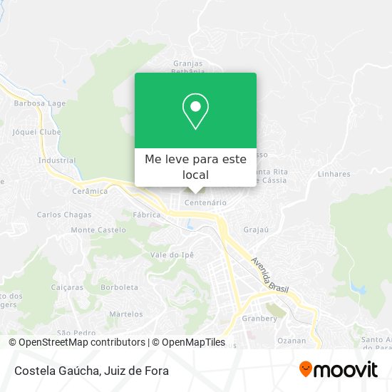 Costela Gaúcha mapa