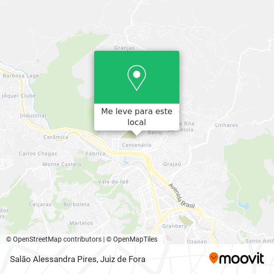 Salão Alessandra Pires mapa