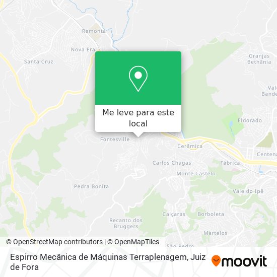 Espirro Mecânica de Máquinas Terraplenagem mapa