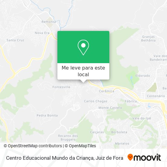 Centro Educacional Mundo da Criança mapa