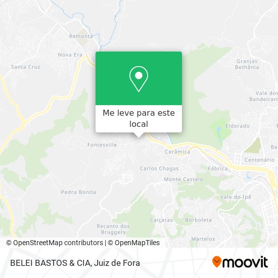 BELEI BASTOS & CIA mapa
