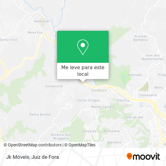 Jk Móveis mapa