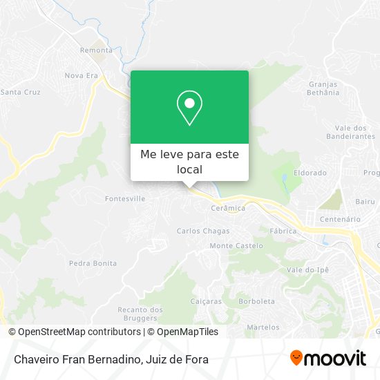 Chaveiro Fran Bernadino mapa