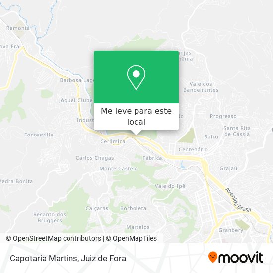 Capotaria Martins mapa