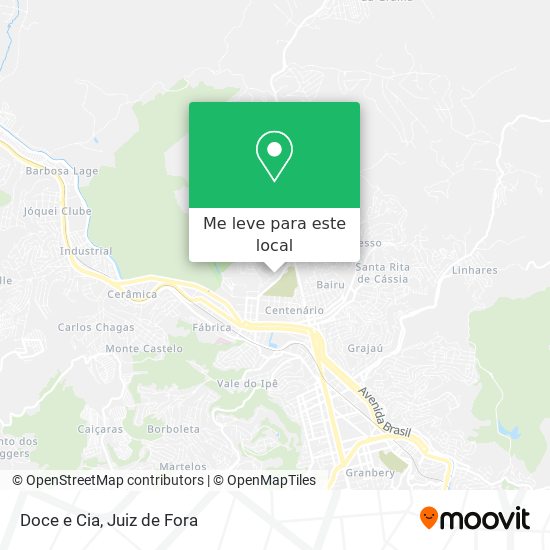 Doce e Cia mapa
