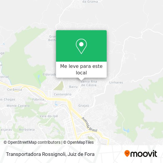 Transportadora Rossignoli mapa