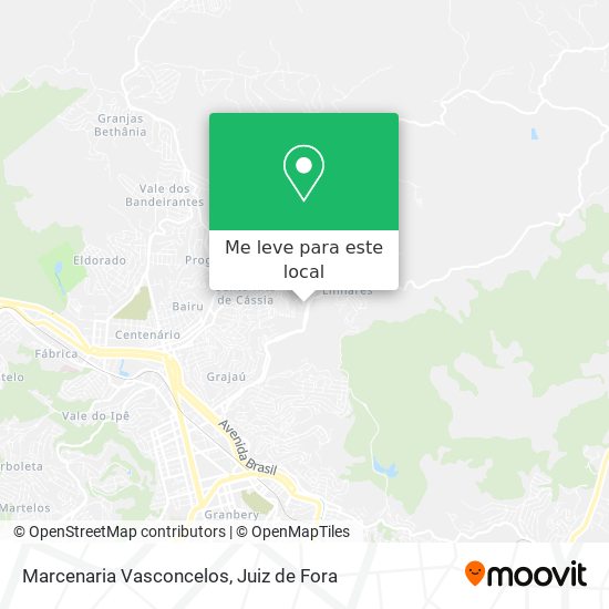 Marcenaria Vasconcelos mapa