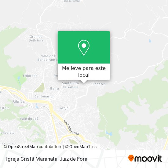 Igreja Cristã Maranata mapa