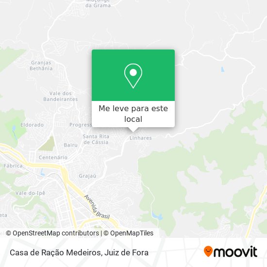 Casa de Ração Medeiros mapa