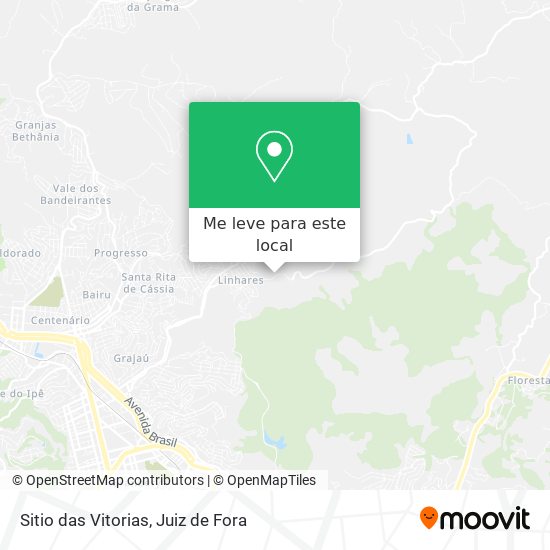 Sitio das Vitorias mapa