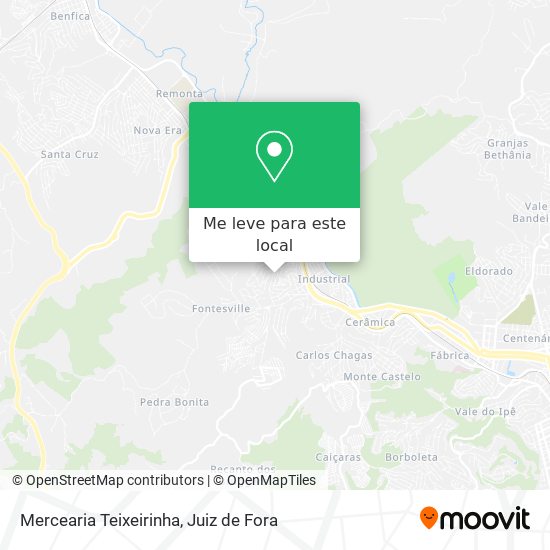 Mercearia Teixeirinha mapa