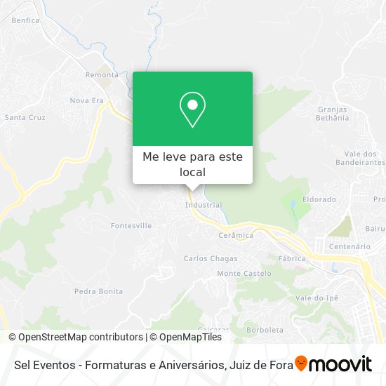 Sel Eventos - Formaturas e Aniversários mapa