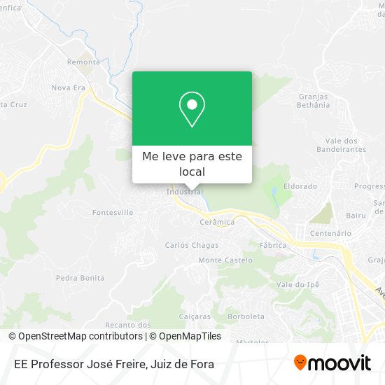 EE Professor José Freire mapa