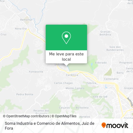 Soma Industria e Comercio de Alimentos mapa