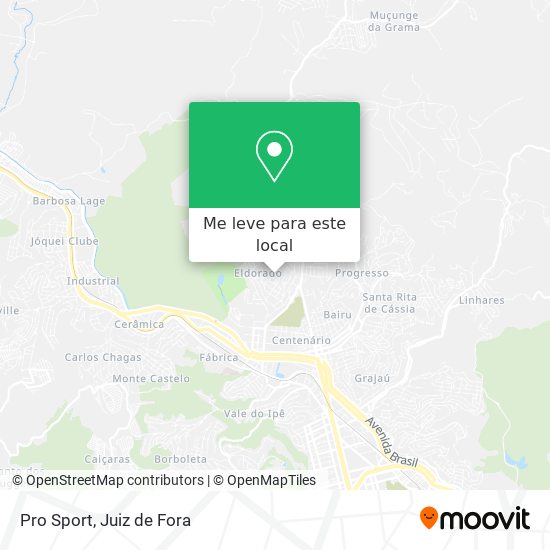 Pro Sport mapa