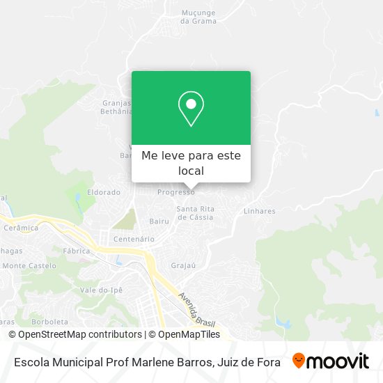 Escola Municipal Prof Marlene Barros mapa