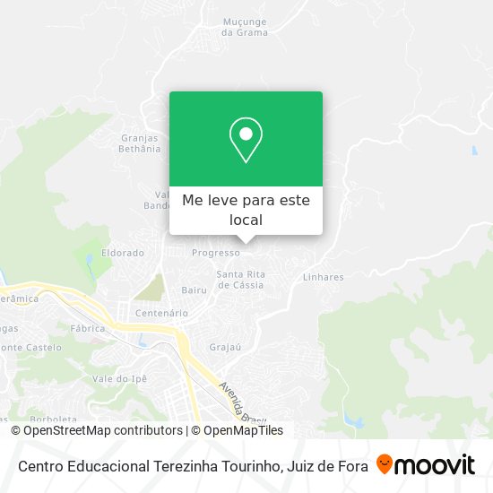 Centro Educacional Terezinha Tourinho mapa