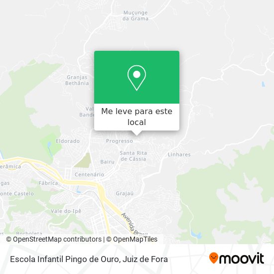 Escola Infantil Pingo de Ouro mapa