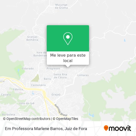 Em Professora Marlene Barros mapa