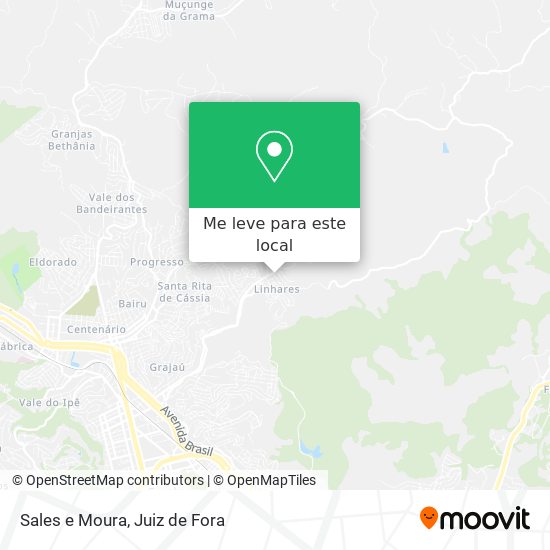 Sales e Moura mapa
