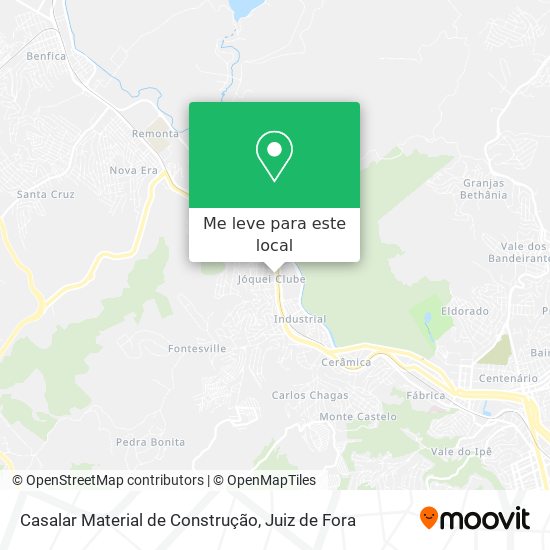 Casalar Material de Construção mapa