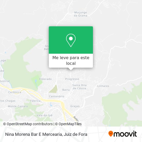 Nina Morena Bar E Mercearia mapa