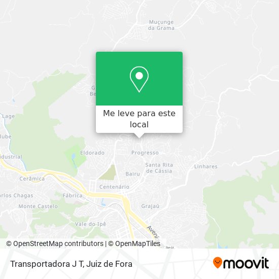 Transportadora J T mapa