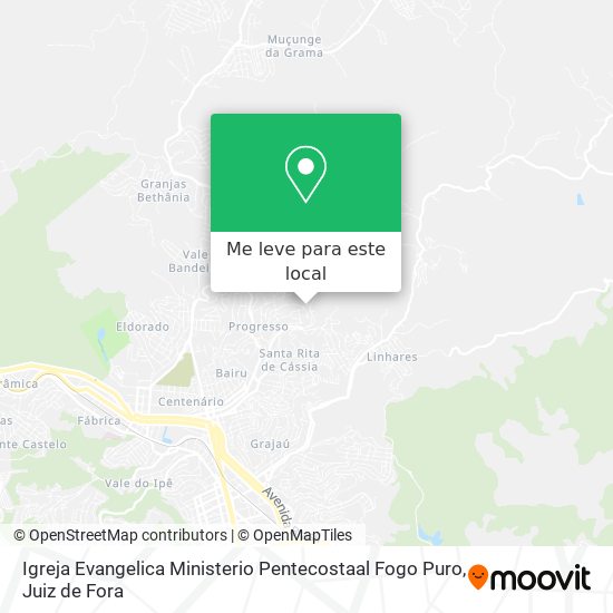 Igreja Evangelica Ministerio Pentecostaal Fogo Puro mapa