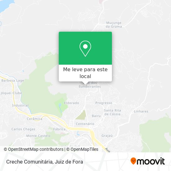 Creche Comunitária mapa