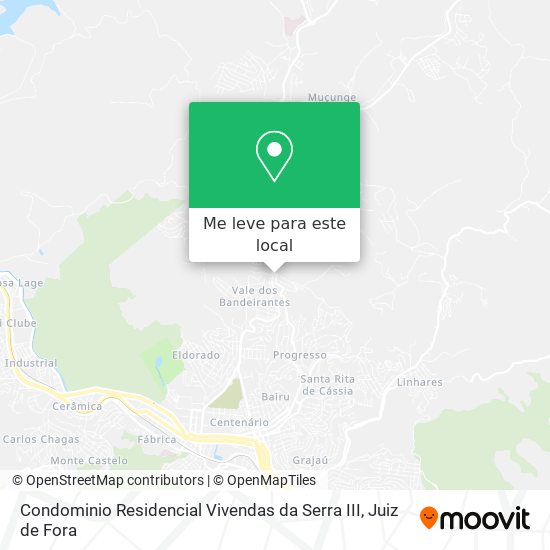 Condominio Residencial Vivendas da Serra III mapa