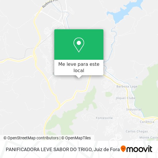 PANIFICADORA LEVE SABOR DO TRIGO mapa
