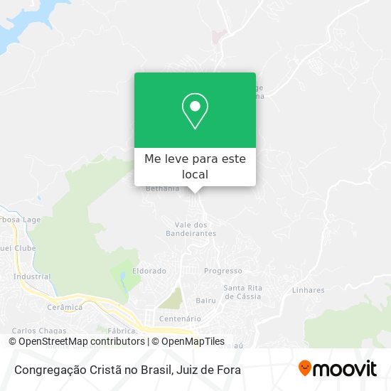 Congregação Cristã no Brasil mapa