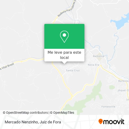 Mercado Nenzinho mapa