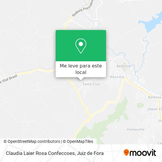 Claudia Laier Rosa Confeccoes mapa