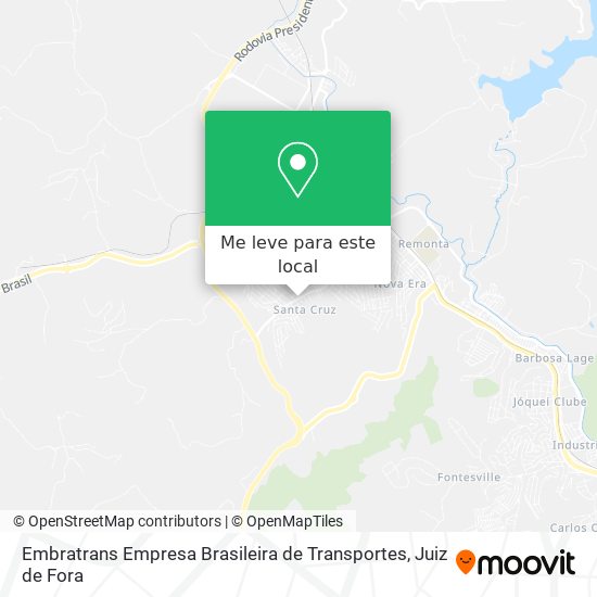 Embratrans Empresa Brasileira de Transportes mapa