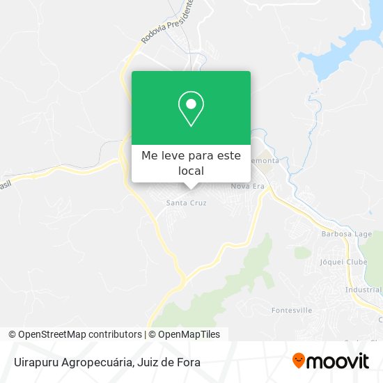 Uirapuru Agropecuária mapa