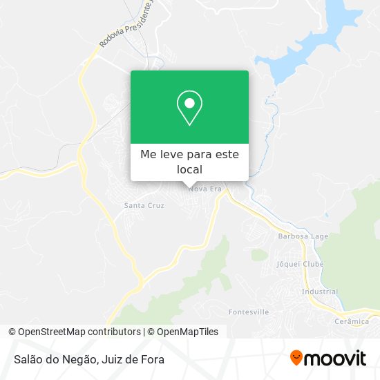 Salão do Negão mapa