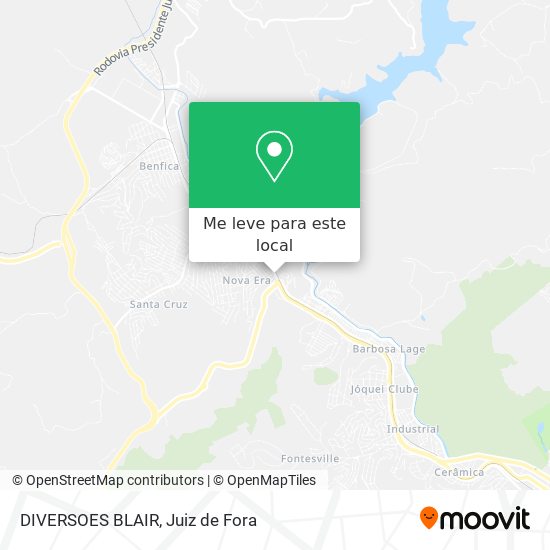 DIVERSOES BLAIR mapa