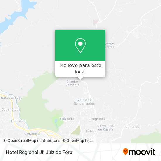 Hotel Regional Jf mapa