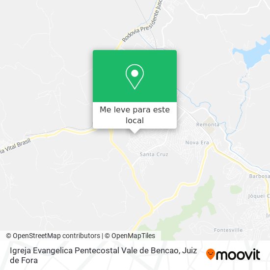 Igreja Evangelica Pentecostal Vale de Bencao mapa
