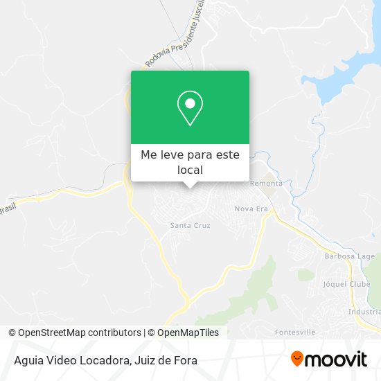 Aguia Video Locadora mapa