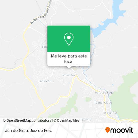 Juh do Grau mapa